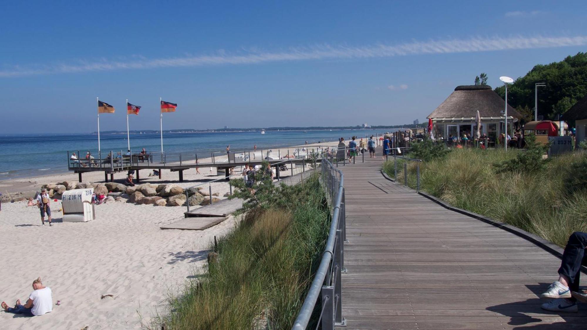 Design-Apartment An Der Strandallee Nur 50 Meter Vom Strand Scharbeutz Exteriör bild